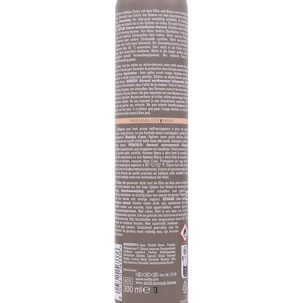 Wella EIMI Volume Shape Control 300ml - schiuma extra forte