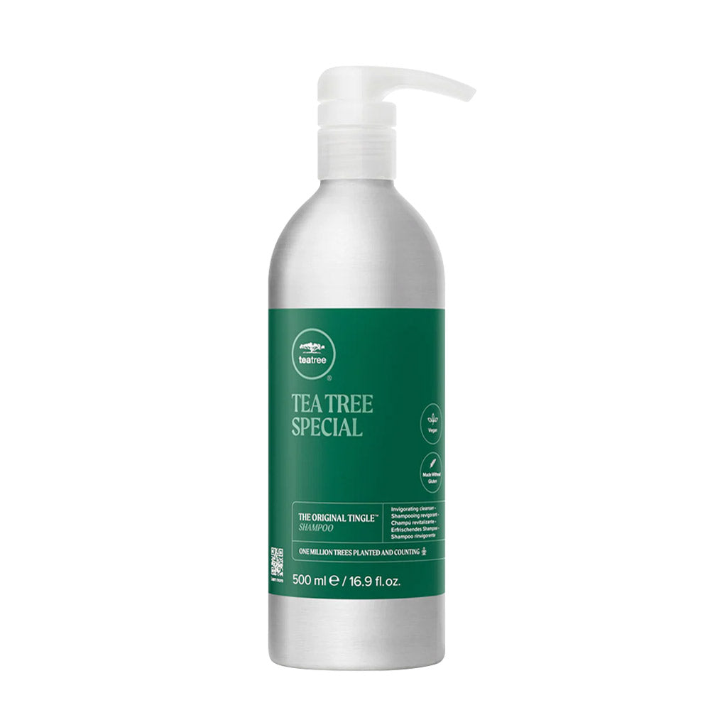 Paul Mitchell Tea Tree Special Shampoo Aluminium Bottle 500ml - shampoo rinvigorente