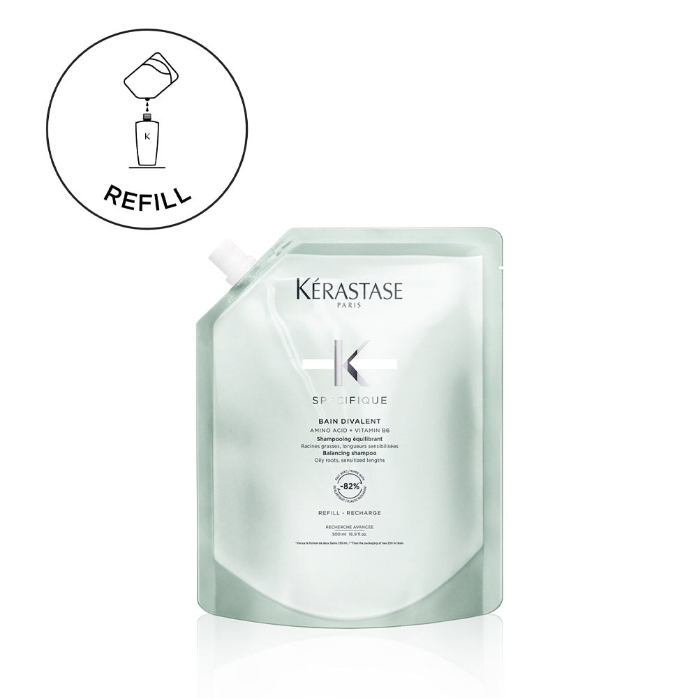 Kérastase Spécifique Bain Divalent Refill 500ml - eco ricarica shampoo capelli grassi