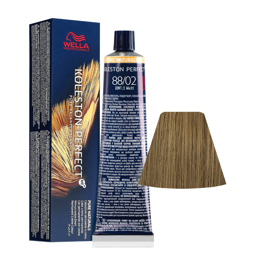 Wella Koleston Perfect Me+  88/02 Biondo Chiaro Intenso Naturale Matt 60ml