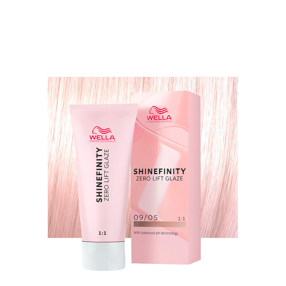 Wella Shinefinity Silk Blush 09/05 Biondo Chiarissimo Naturale Mogano 60ml
