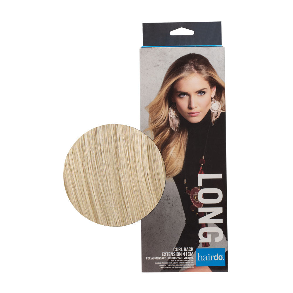 Hairdo Curl Back Extension  Biondo Platino 41cm - extension  onde