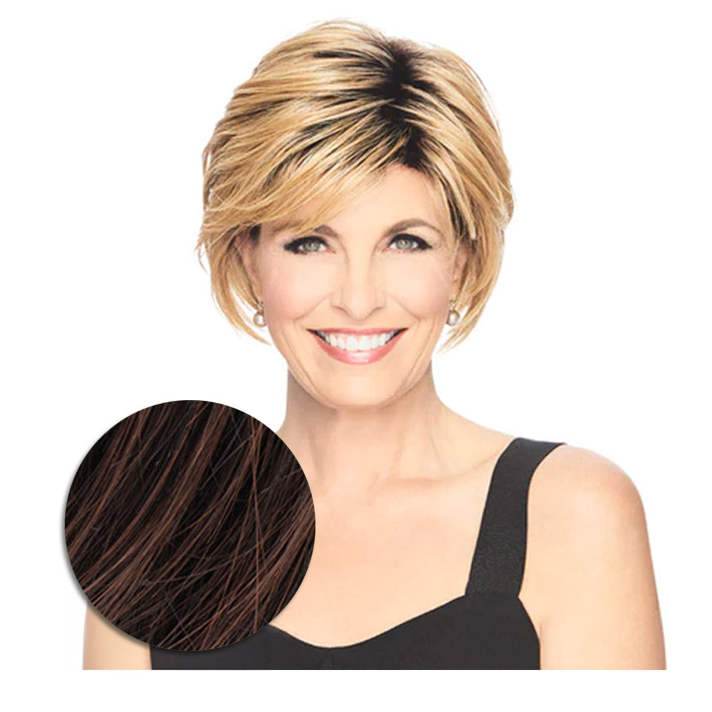 Hairdo Shattered Bob Parrucca a Caschetto Castano Ciliegia