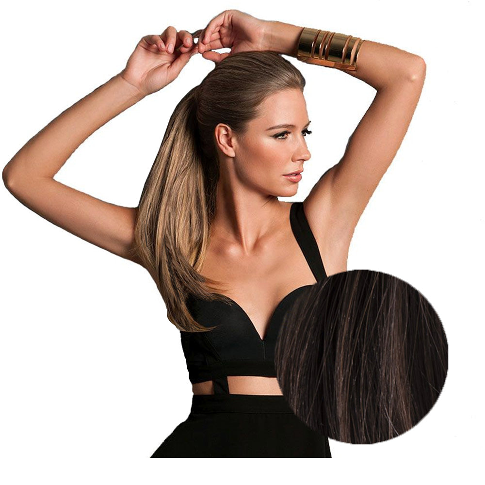 Hairdo Coda Liscia R4 Castano Scuro 46cm