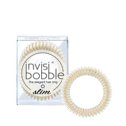 Invisibobble Slim Stay Gold 3pz - elastici a spirale per capelli fini