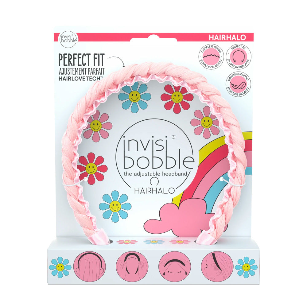 Invisibooble Hairhalo Eat Pink and be Merry - cerchietto regolabile