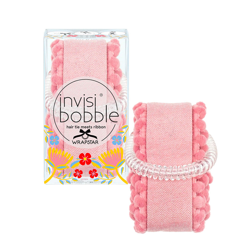Invisibobble Wrapstar Flores & Bloom Ami & Co-elastico a spirale con nastro