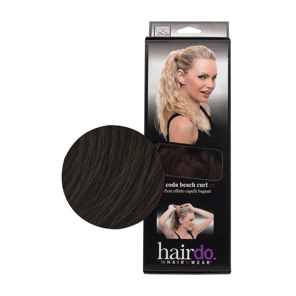 Hairdo Coda Con Onde R6 Castano Medio 46cm  - coda con onde