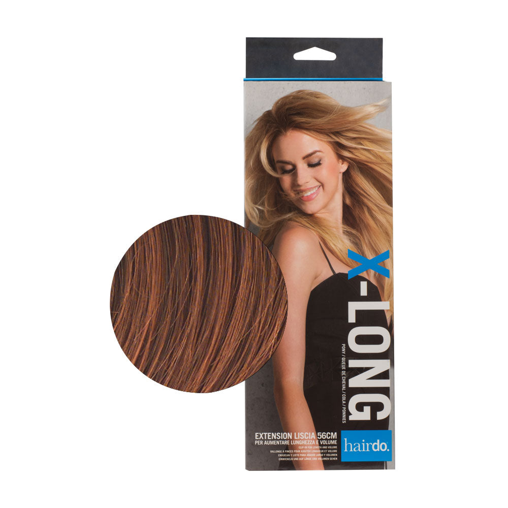 Hairdo Extension Liscia Rosso Ramato Scuro 56cm - extension liscia