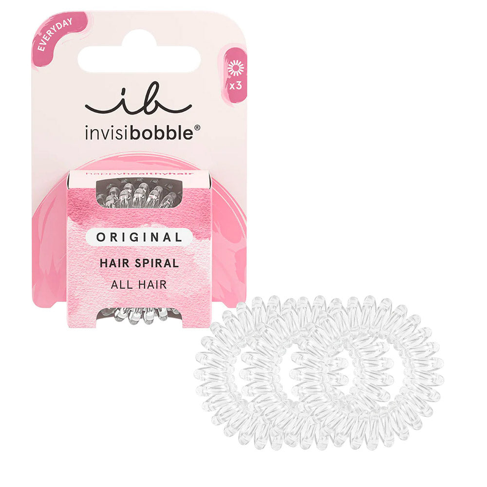 Invisibobble Original Crystal Clear 3pz -  elastici a spirale