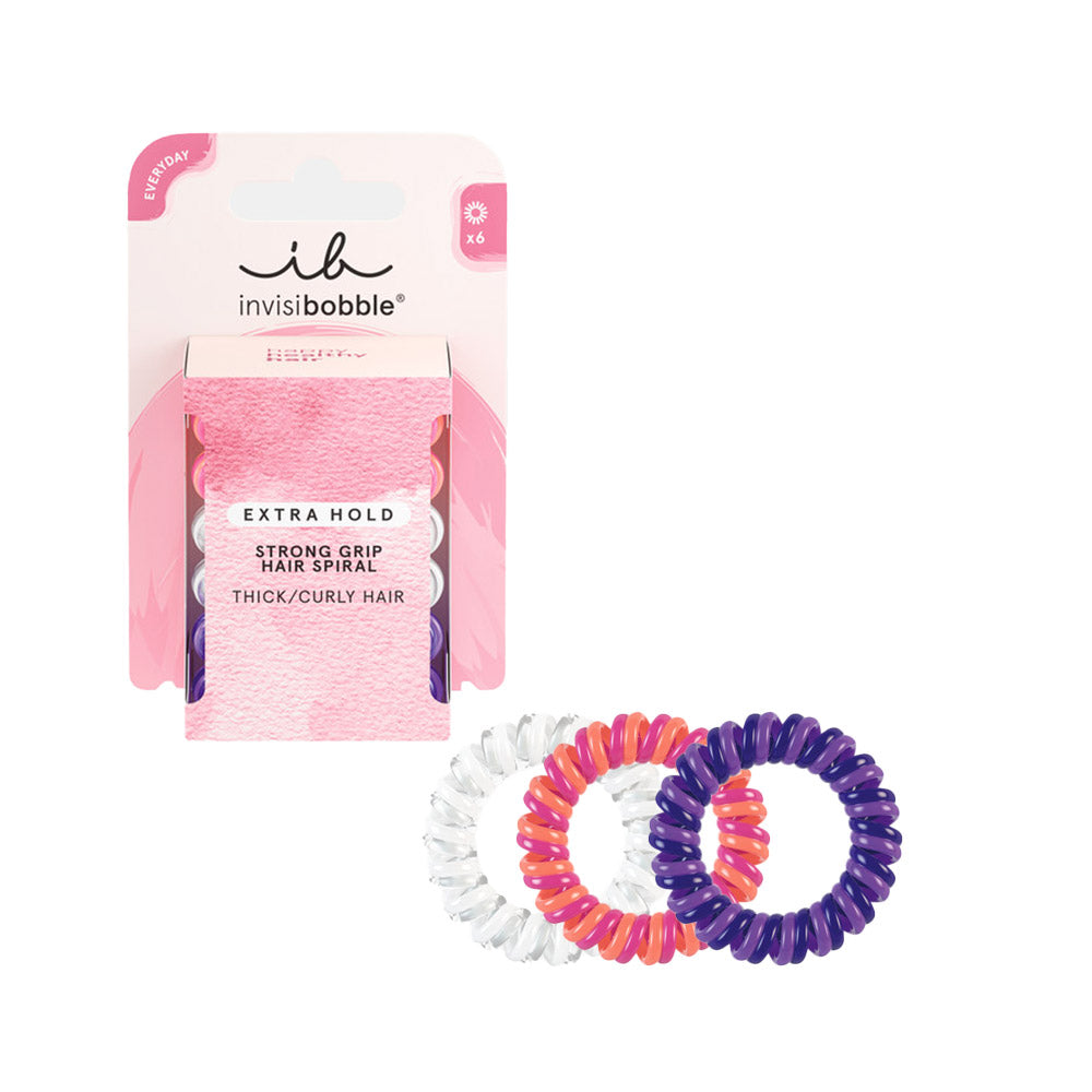 Invisibobble Extra Hold Twirl Boss 6pz