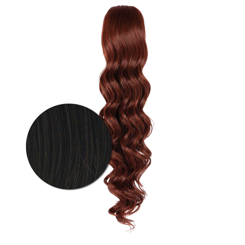 Hairdo Coda Mossa con Clip R2 Nero 69cm - coda mossa
