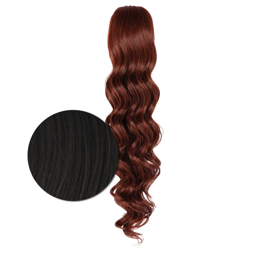 Hairdo Coda Mossa con Clip R4  Castano Scuro 69cm  - coda mossa