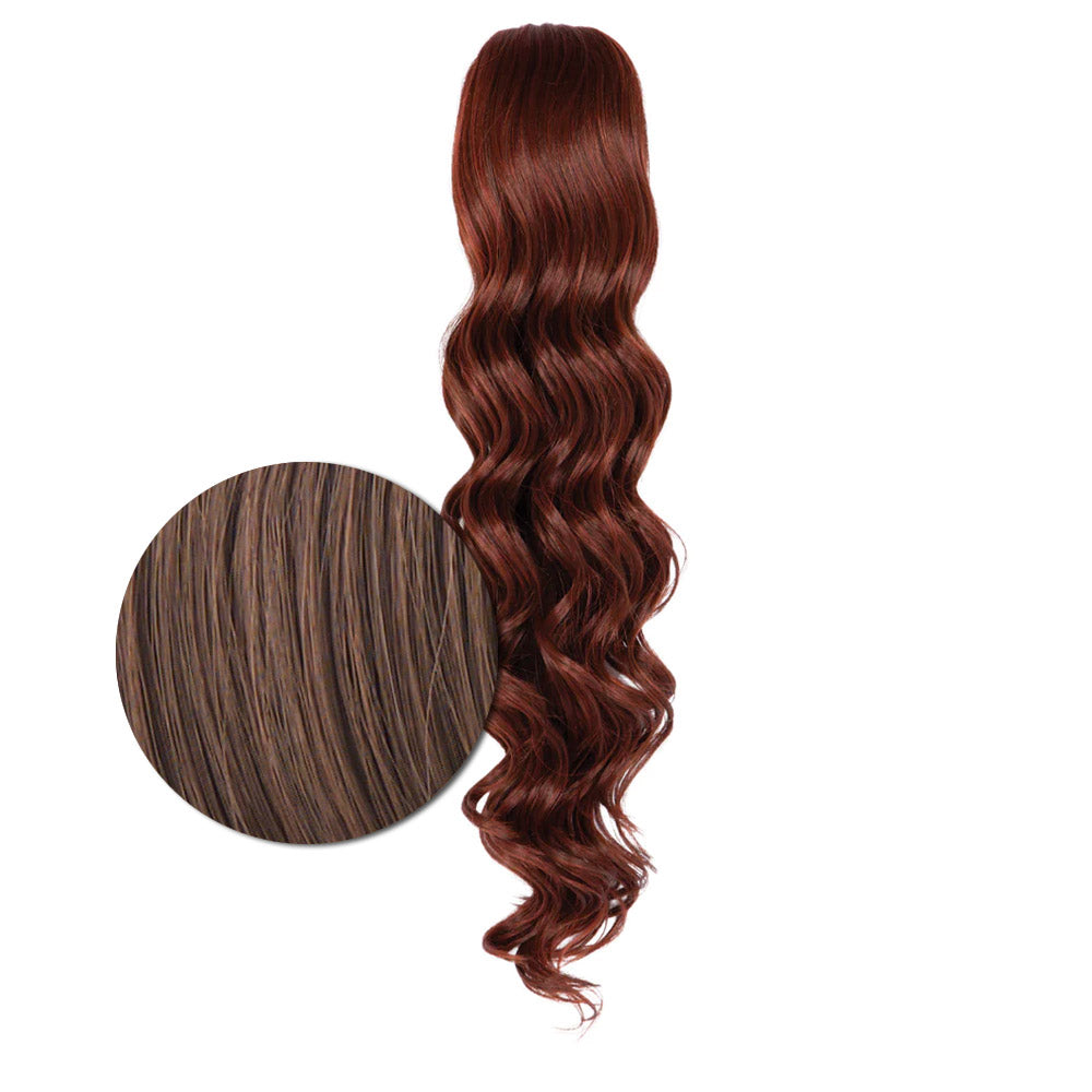Hairdo Coda Mossa con Clip R830 Castano Chiaro Dorato 69cm