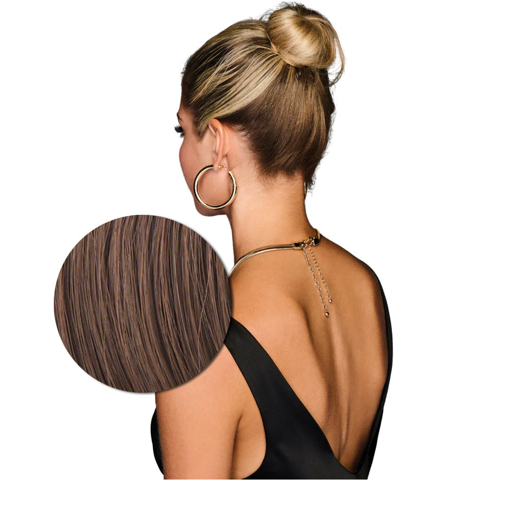 Hairdo Coda Mossa con Clip R830 Castano Chiaro Dorato 69cm