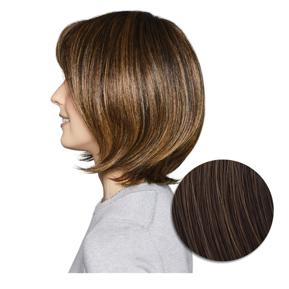 Hairdo Bouncy Bob Parrucca Castano Medio Ramato - parrucca taglio medio