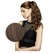 Hairdo Coda con Onde con Mollettone Castano Chiaro Dorato 46cm - coda onde