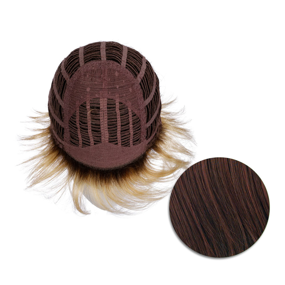 Hairdo Textured Flip Parrucca Castano Ciliegia - parrucca taglio corto