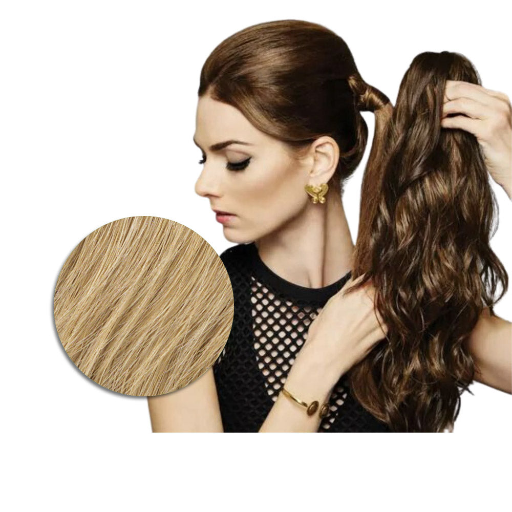 Hairdo Coda con Onde con Mollettone  R25 Biondo Medio Dorato 46cm - coda onde