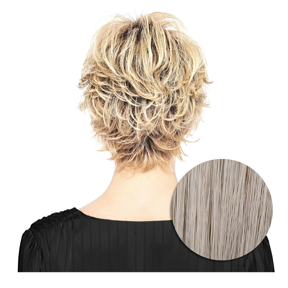 Hairdo Flirty Flip Parrucca Grigio Chiaro - parrucca taglio corto