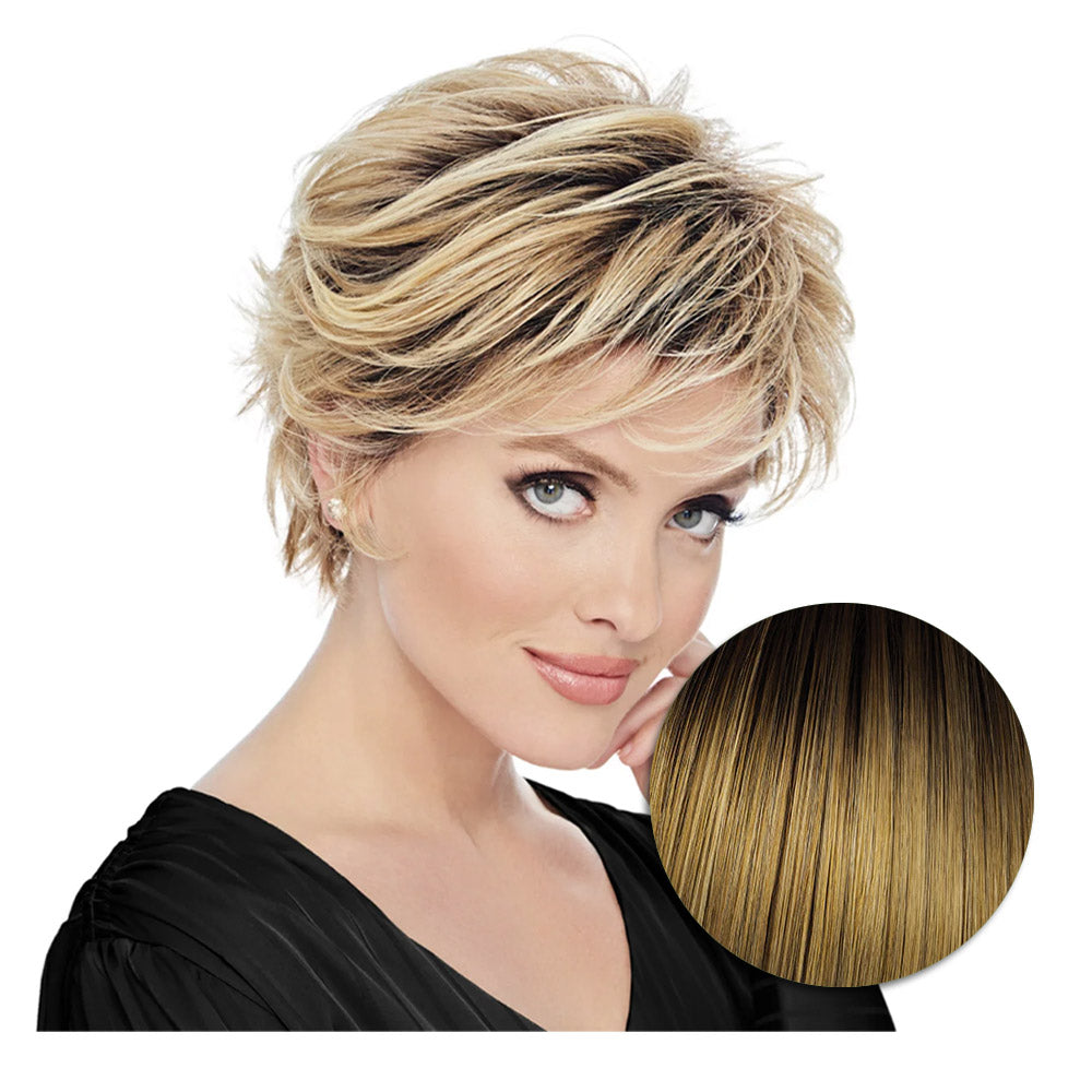Hairdo Flirty Flip Parrucca Biondo Caldo - parrucca taglio corto