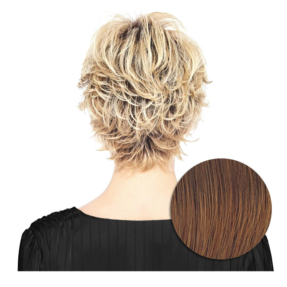 Hairdo Flirty Flip Parrucca Castano Medio Rubino - parrucca taglio corto