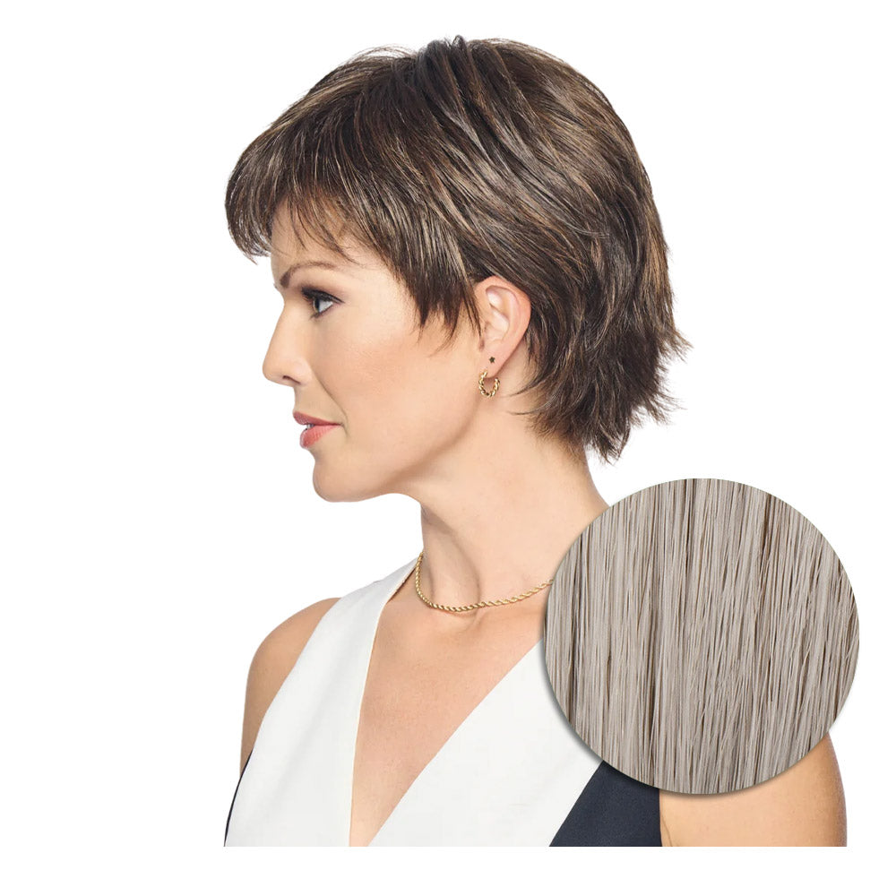 Hairdo City Chic Parrucca Grigio Chiaro - parrucca taglio corto