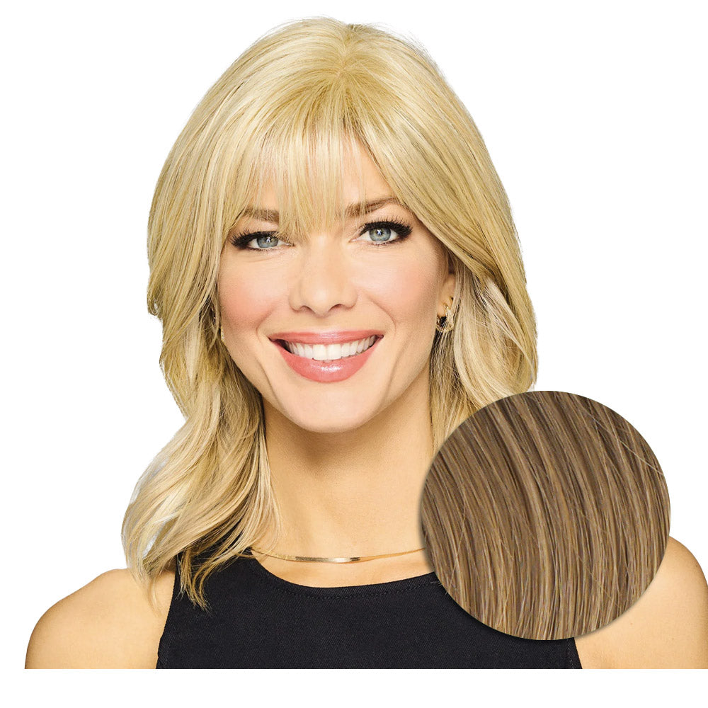 Hairdo Topper Stylish R1416T Biondo Scuro - toupet con onde
