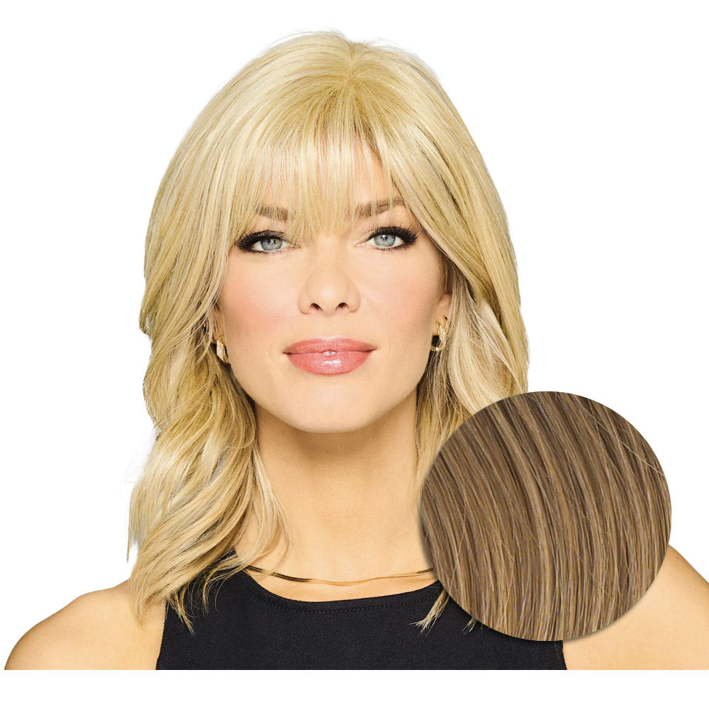 Hairdo Topper Stylish R1416T Biondo Scuro - toupet con onde