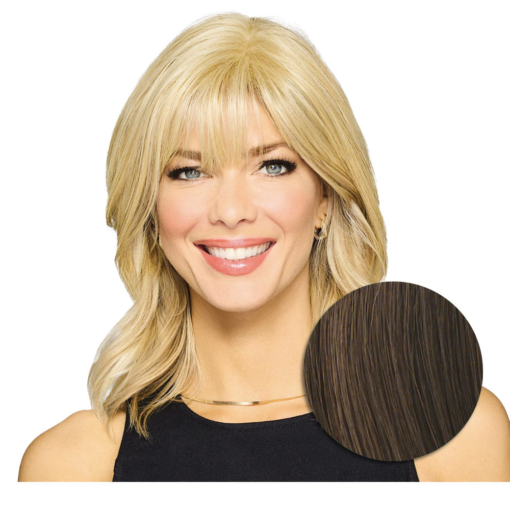 Hairdo Topper Stylish Wave R10 Castano Chiaro - toupet con onde