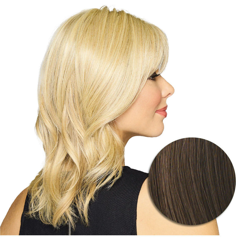 Hairdo Topper Stylish Wave R10 Castano Chiaro - toupet con onde