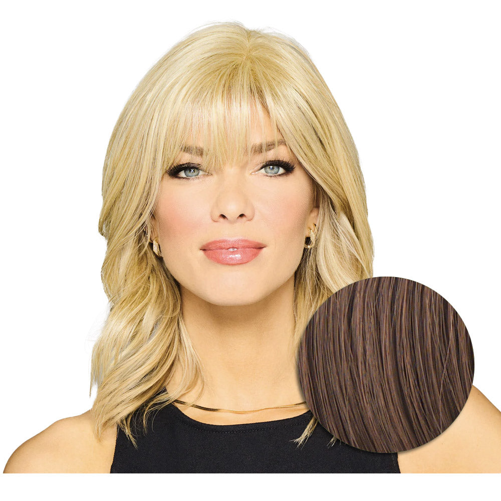 Hairdo Topper Stylish  Wave R830 Castano Chiaro Dorato - toupet con onde