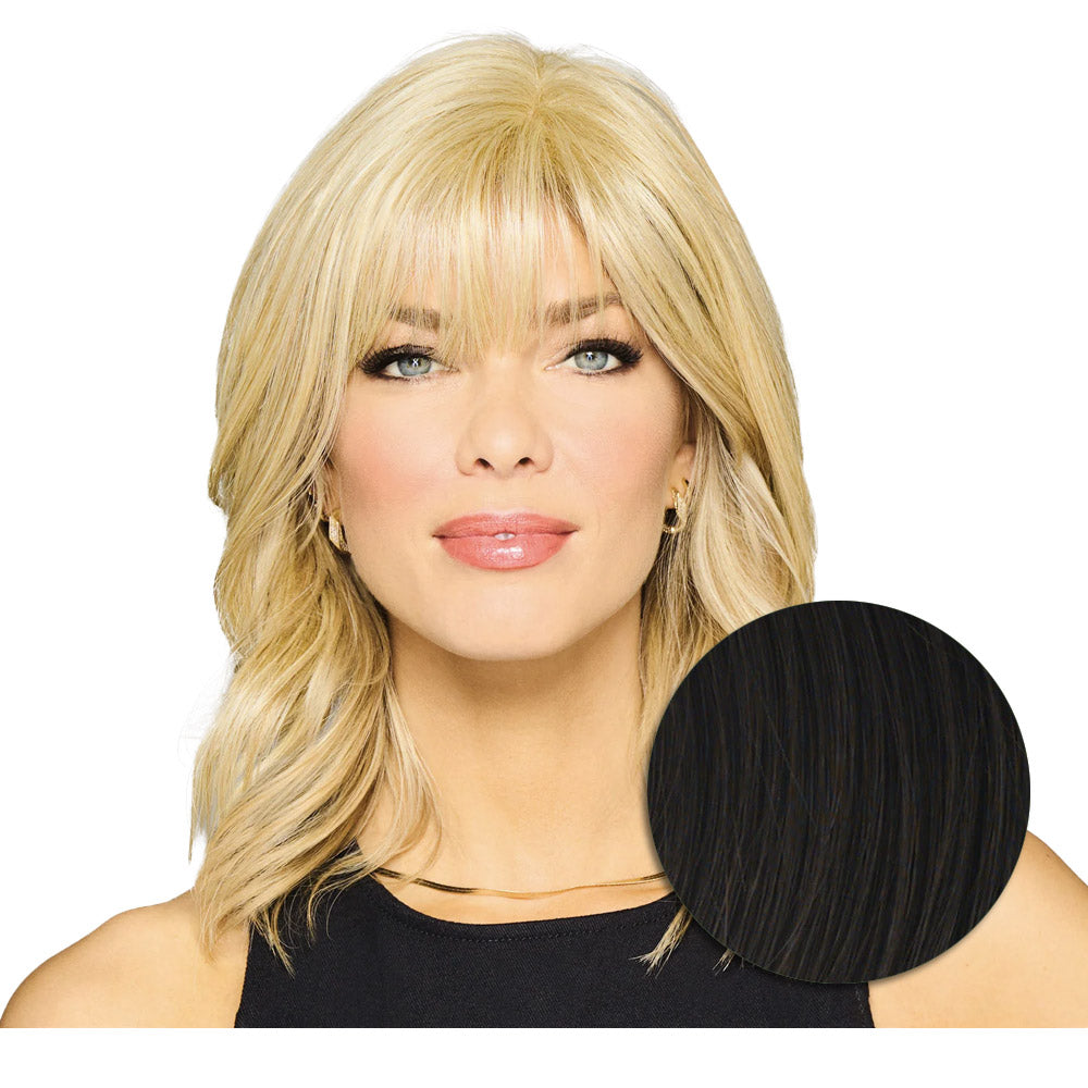 Hairdo Topper Stylish Wave R4 Castano Scuro - toupet con onde