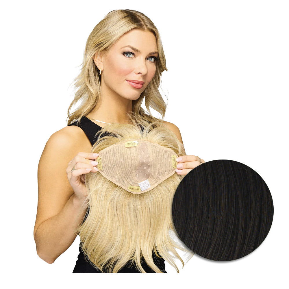 Hairdo Topper Stylish Wave R4 Castano Scuro - toupet con onde