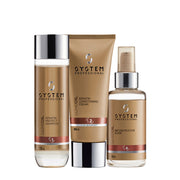 System Professional LuxeOil Keratin Protect Shampoo 250ml Cream 200ml Elisir 100