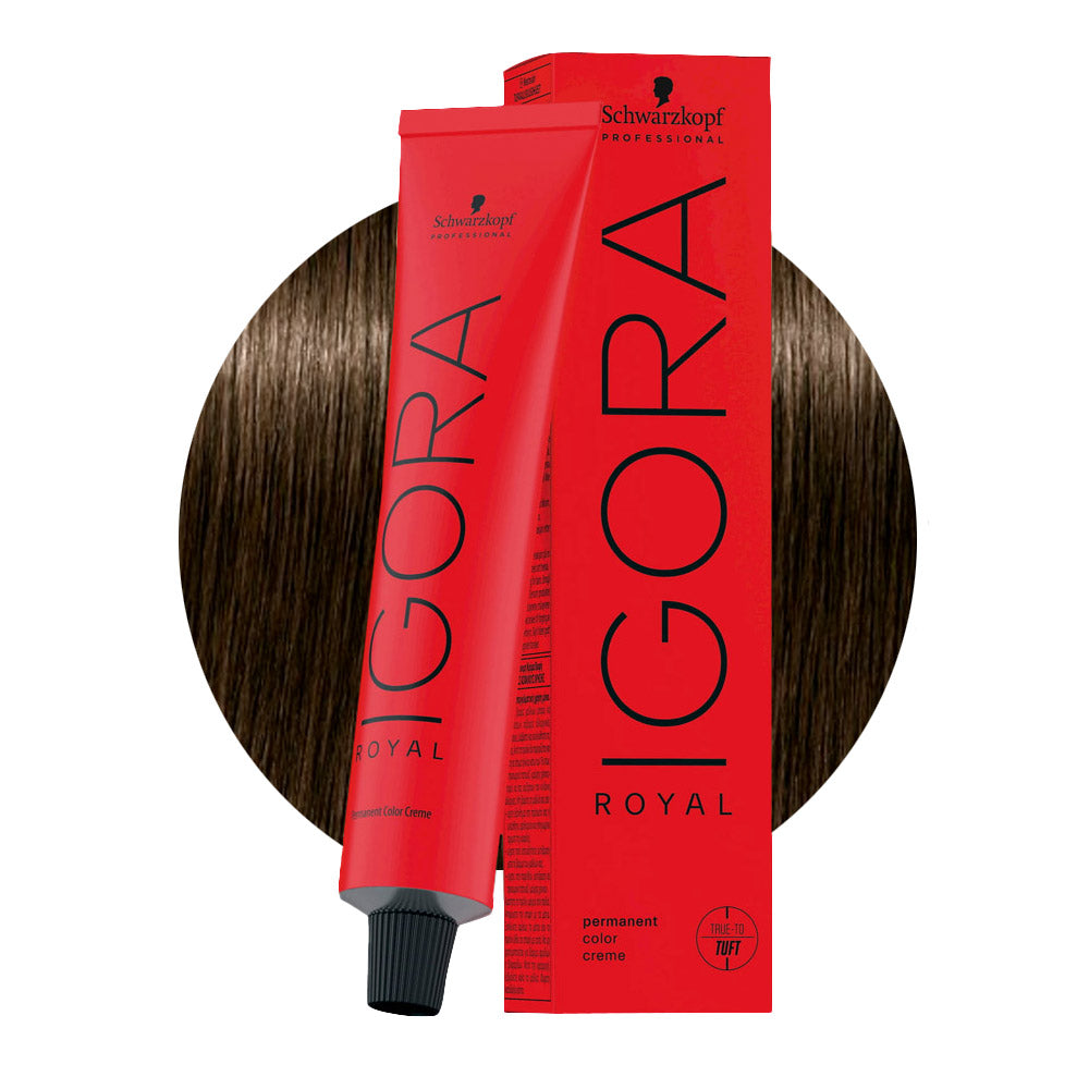 Schwarzkopf Igora Royal 5-0 Castano Chiaro 60ml - colorazione permanente