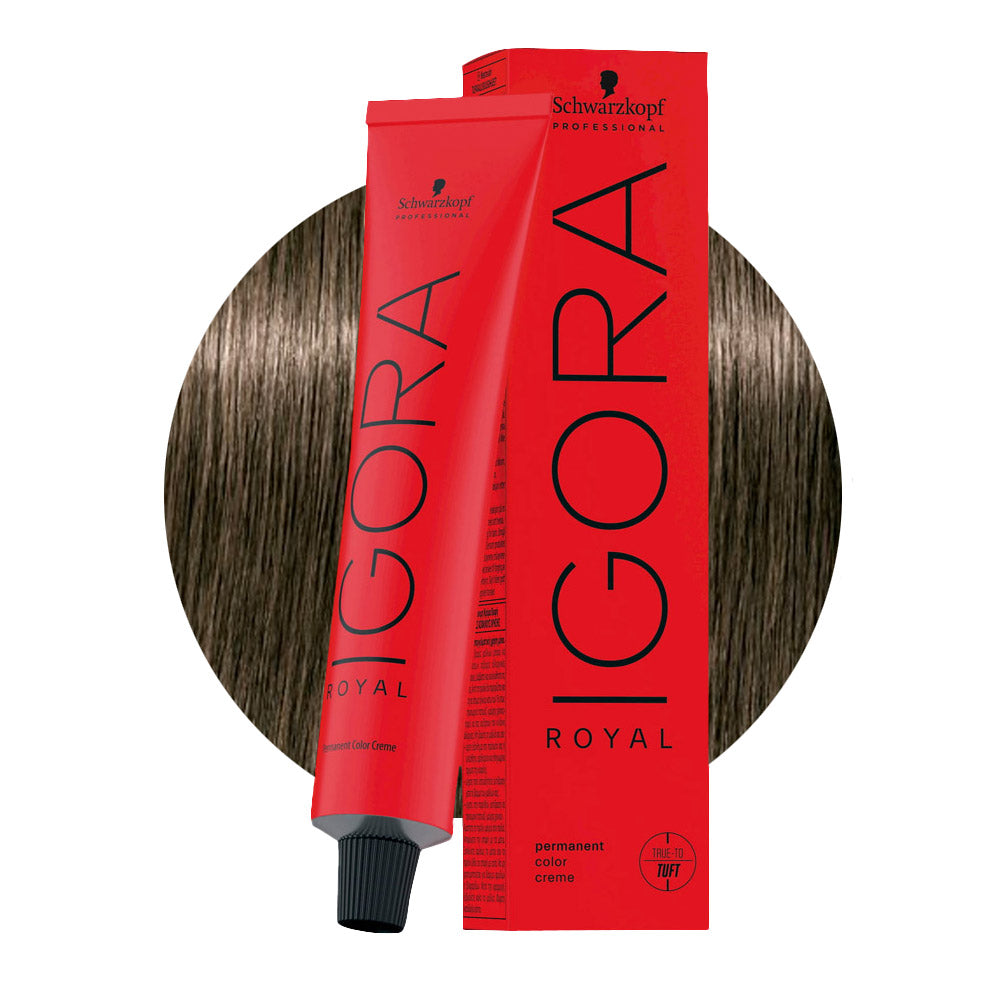 Schwarzkopf Igora Royal 6-1 Biondo Scuro Cendrè 60ml - colorazione permanente