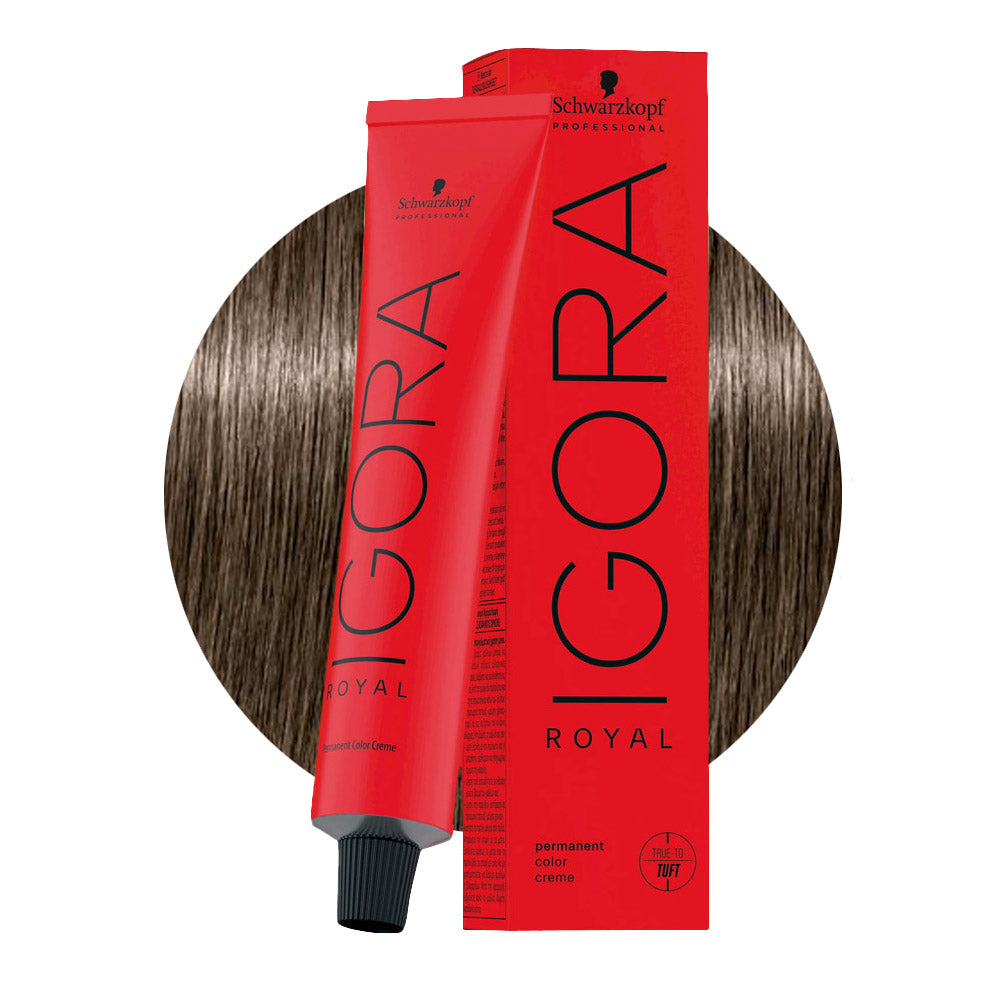 Schwarzkopf Igora Royal 7-1 Biondo Medio Cendrè 60ml - colorazione permanente