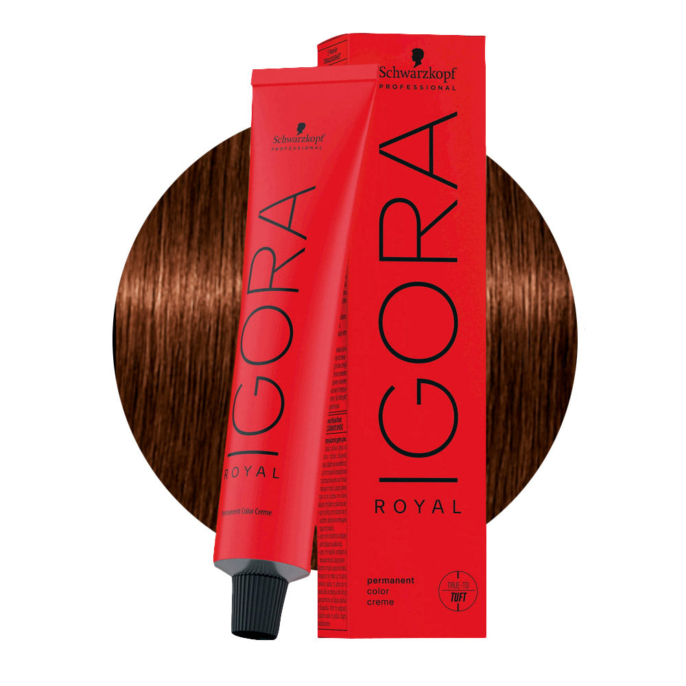 Schwarzkopf Igora Royal 5-7 Castano Chiaro Rame 60ml - colorazione permanente
