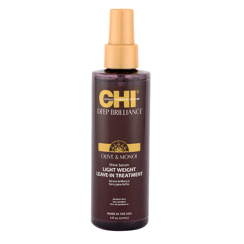CHI Deep Brilliance Shine Serum Light Weight Leave In Treatment 177ml