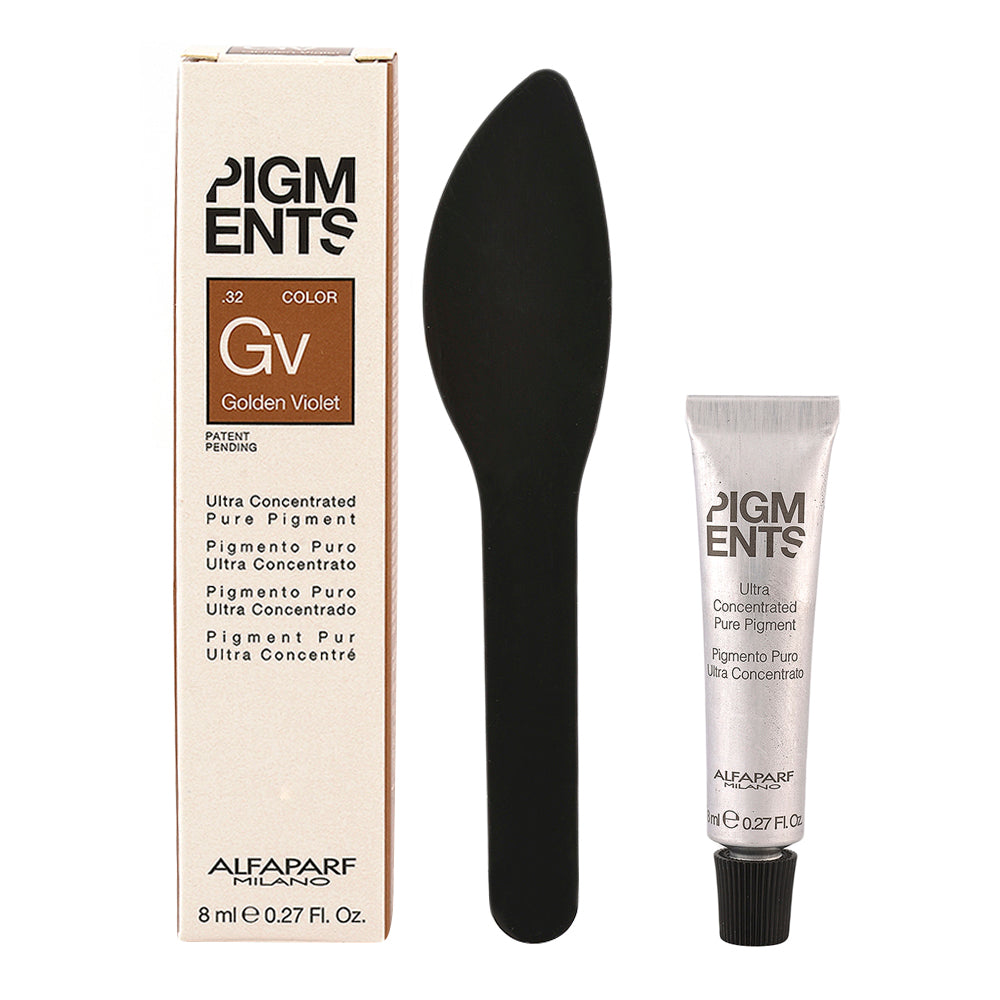 Alfaparf Milano Pigments Gv .32 Golden Violet 8ml - pigmento puro dorato viola