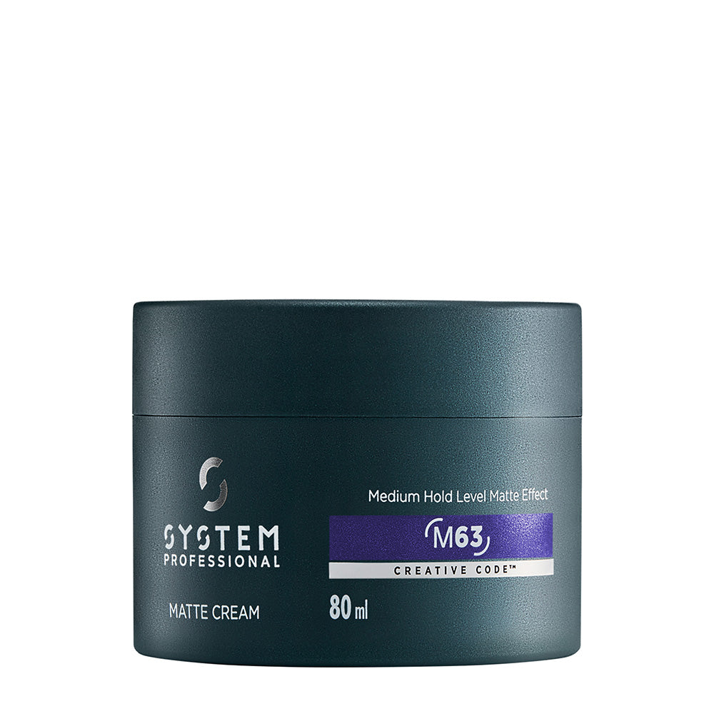 System Professional Man Matte Cream M63 80ml -  crema opaca