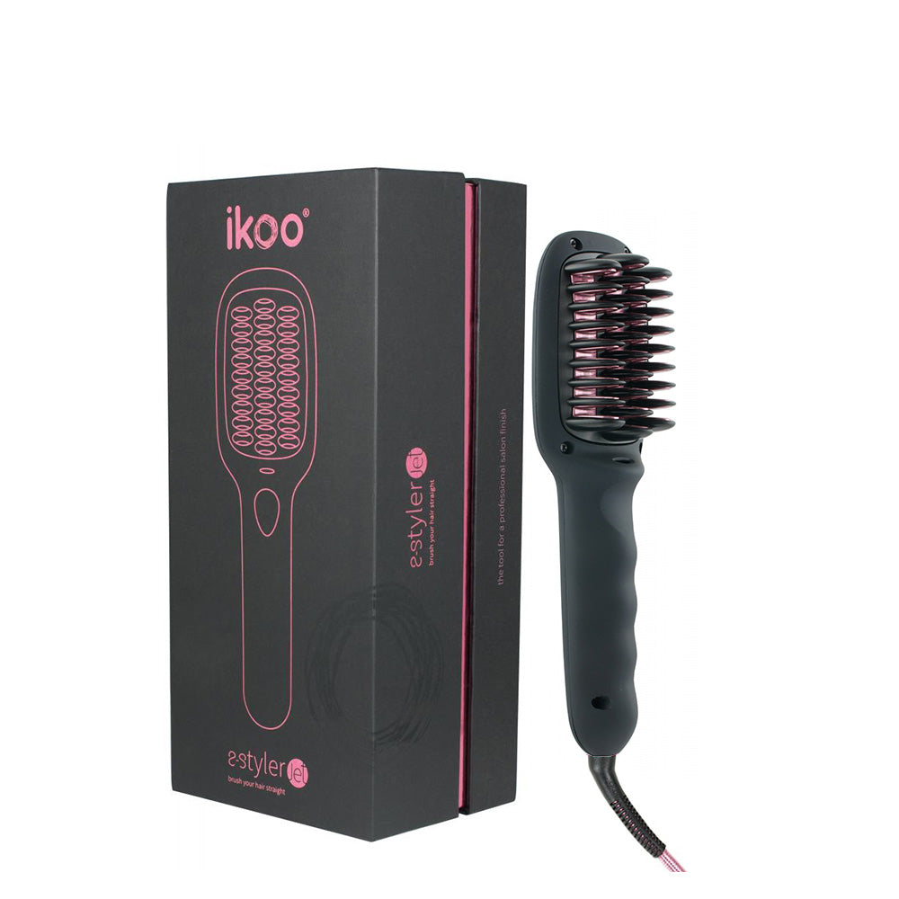 Ikoo E - Styler Jet Beluga Black - spazzola riscaldata da viaggio
