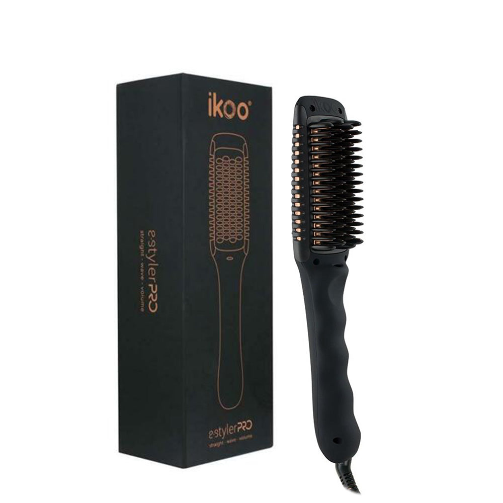 Ikoo E - Styler Pro Beluga Black - spazzola riscaldata