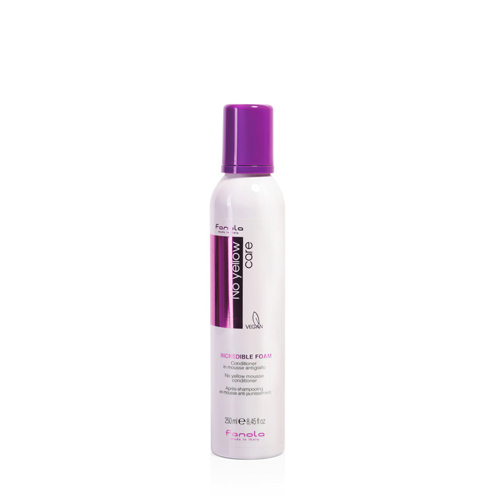 Fanola No Yellow Incredible Foam 250ml - schiuma antigiallo