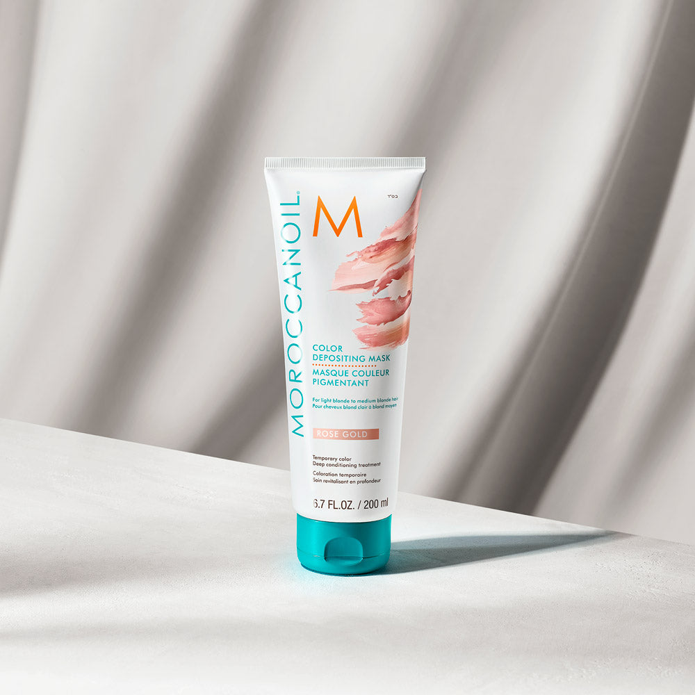 Moroccanoil Color Depositing Mask Rose Gold 200ml - maschera colorata oro rosa
