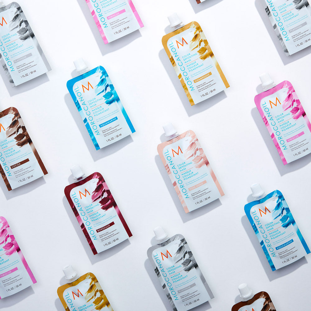 Moroccanoil Color Depositing Mask Platinum 30ml - maschera colorata platino