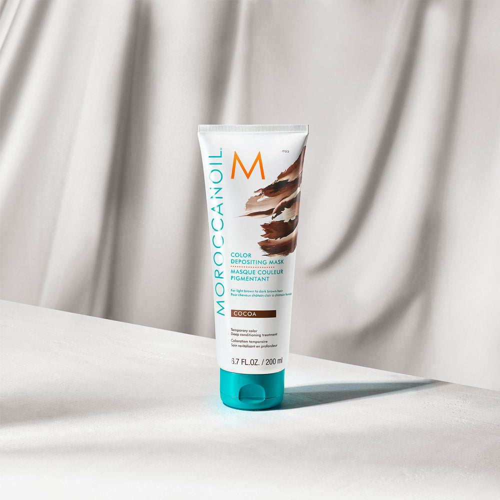 Moroccanoil Color Deposit Mask Cocoa 200ml - maschera colorata cacao