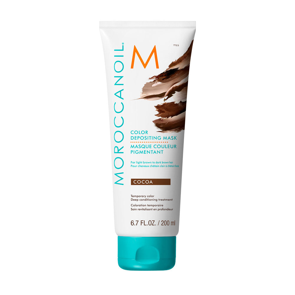 Moroccanoil Color Deposit Mask Cocoa 200ml - maschera colorata cacao