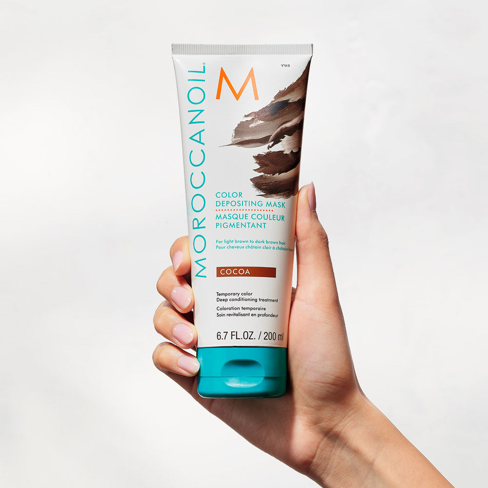 Moroccanoil Color Deposit Mask Cocoa 200ml - maschera colorata cacao